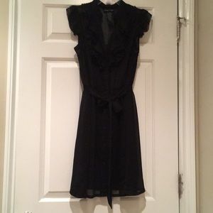 Black mini dress